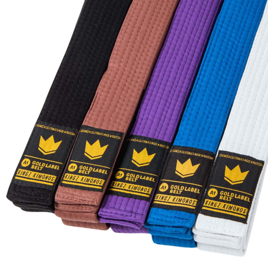 Kingz Gold Label V2 Jiu Jitsu Belts