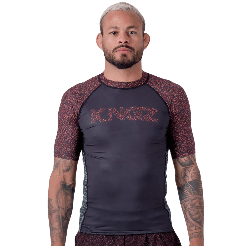 Kingz Noise V2 Rashguard Rashguards Kingz Red/Green Small 