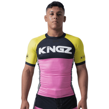 Kingz Retro Short Sleeve Rashguard Rashguards Kingz X Small 