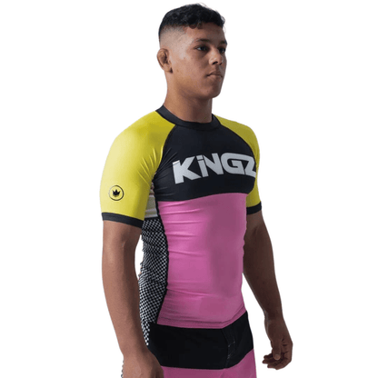 Kingz Retro Short Sleeve Rashguard Rashguards Kingz 