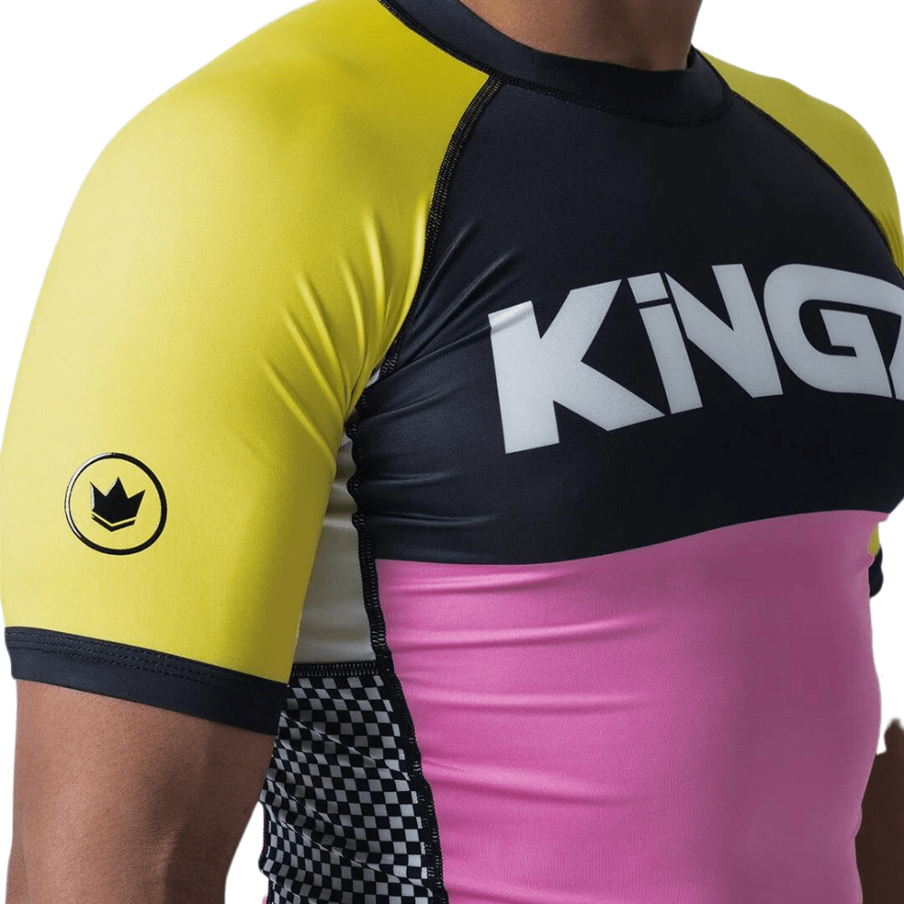 Kingz Retro Short Sleeve Rashguard Rashguards Kingz 