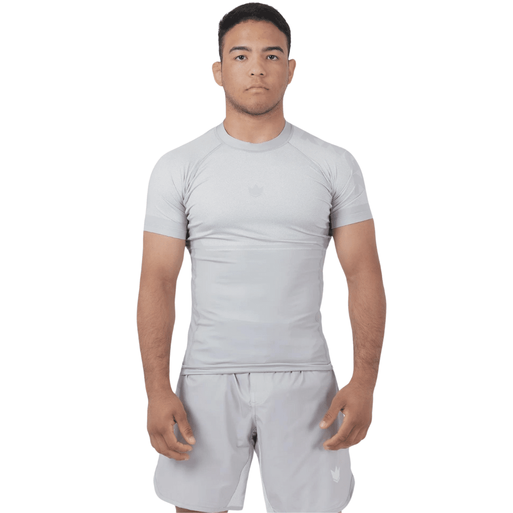 Kingz Ghost Rashguard Rashguards Kingz Silver X Small 