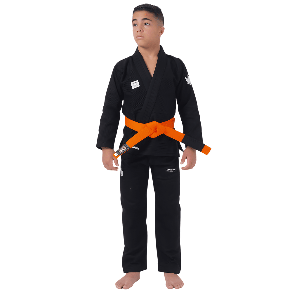 Kingz Kore Kids V2 Jiu Jitsu Gi BJJ Gi Youth Kingz Black M000 