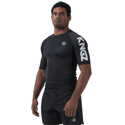 Kingz Kore V2 Short Sleeve Rashguard Rashguards Kingz Black X Small 