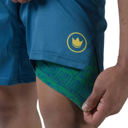 Kingz MI-K Roots Grappling Shorts Blue