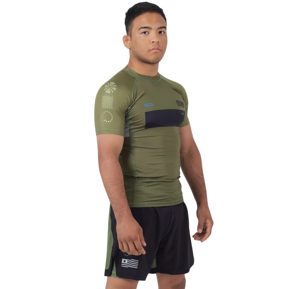 Kingz Trooper Rashguard Military Green