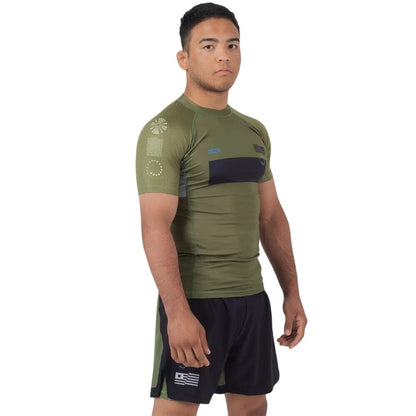 Kingz Trooper Rashguard Military Green