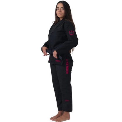 Kingz Womens Ultralight 2.0 Jiu Jitsu Gi Black