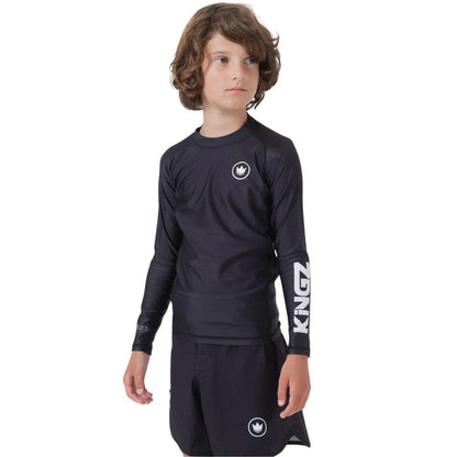 Kingz Kore V2 Youth Long Sleeve Rashguard Black