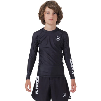 Kingz Kore V2 Youth Long Sleeve Rashguard Black