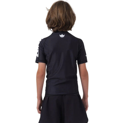 Kingz Kore V2 Youth Short Sleeve Rashguard Black