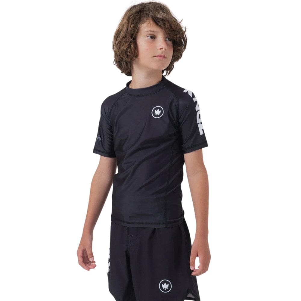 Kingz Kore V2 Youth Short Sleeve Rashguard Black