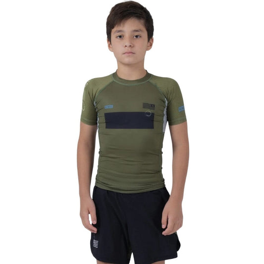 Kingz Trooper Youth Rashguard Military Green