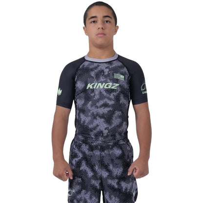 Kingz Viper Youth Rashguard Black/Purple
