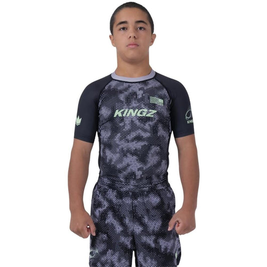 Kingz Viper Youth Rashguard Black/Purple