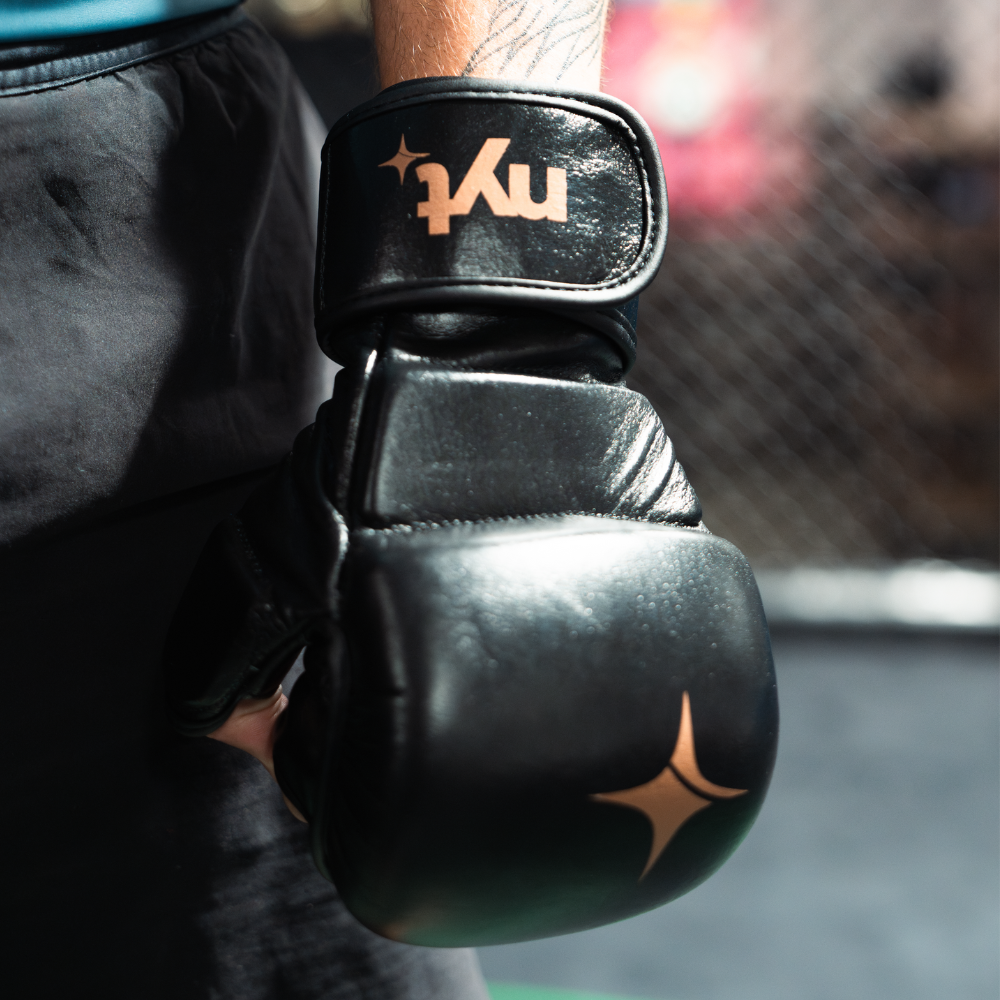 NYT Leather 7oz MMA Sparring Gloves