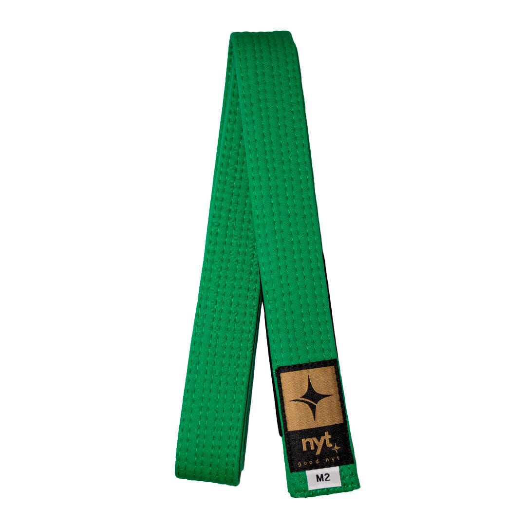 NYT Youth BJJ Gi Belt BJJ Belts NYT Green M0 