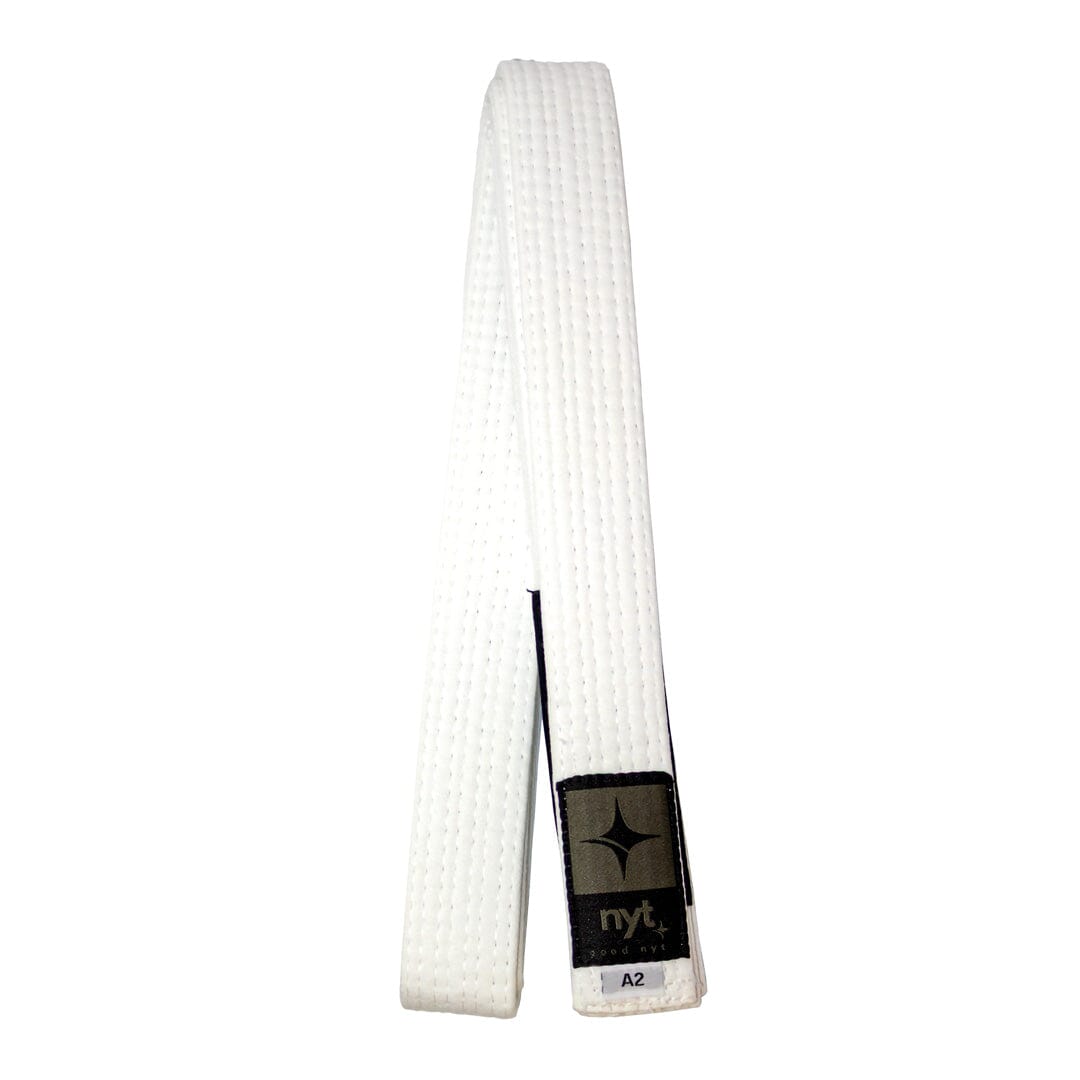 NYT Staple Series BJJ GI Belts BJJ Belts NYT White A0 