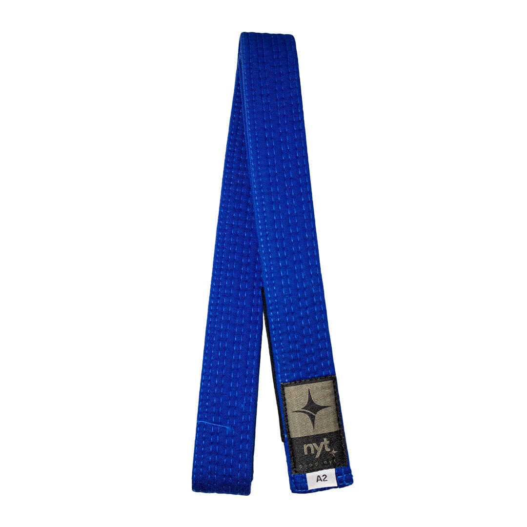 NYT Staple Series BJJ GI Belts BJJ Belts NYT Blue A0 