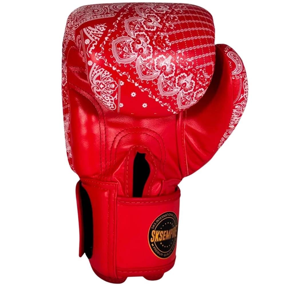 SKS Bandana Muay Thai Gloves Red