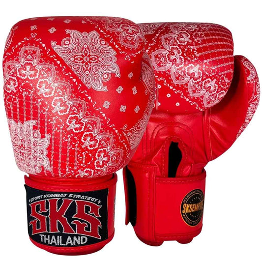 SKS Bandana Muay Thai Gloves Red