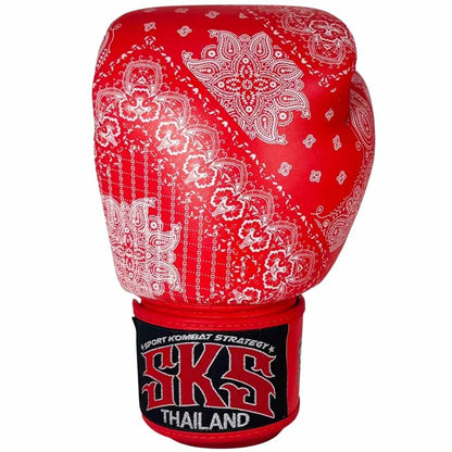 SKS Bandana Muay Thai Gloves Red Muay Thai Gloves SKS Empire 
