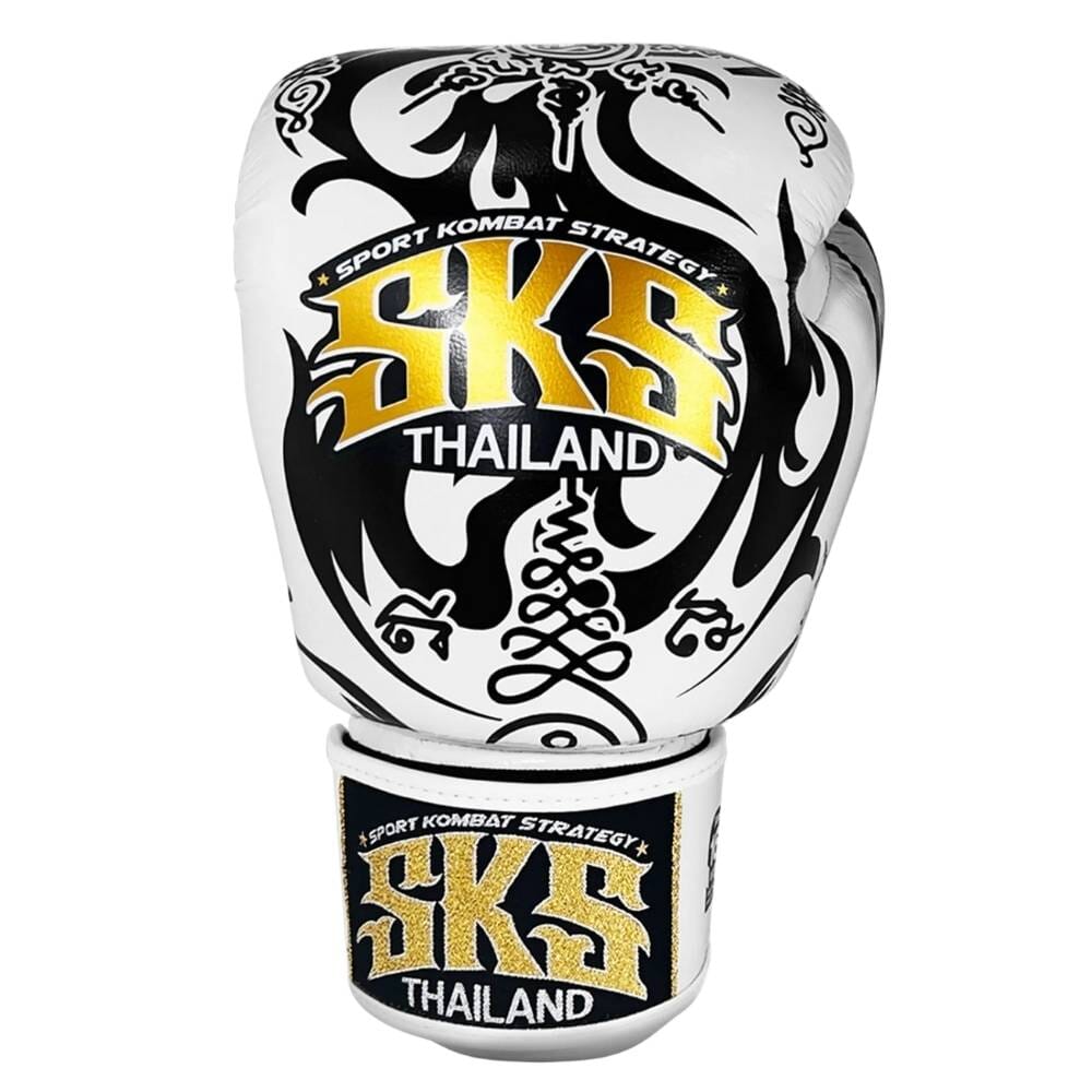SKS Rift Legacy Muay Thai Gloves White Muay Thai Gloves SKS 