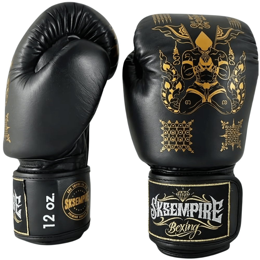 SKS Black Sakyant Muay Thai Gloves Muay Thai Gloves SKS 10oz 