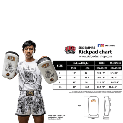 SKS Black Sakyant Thai Pads Large Thai Pads SKS 