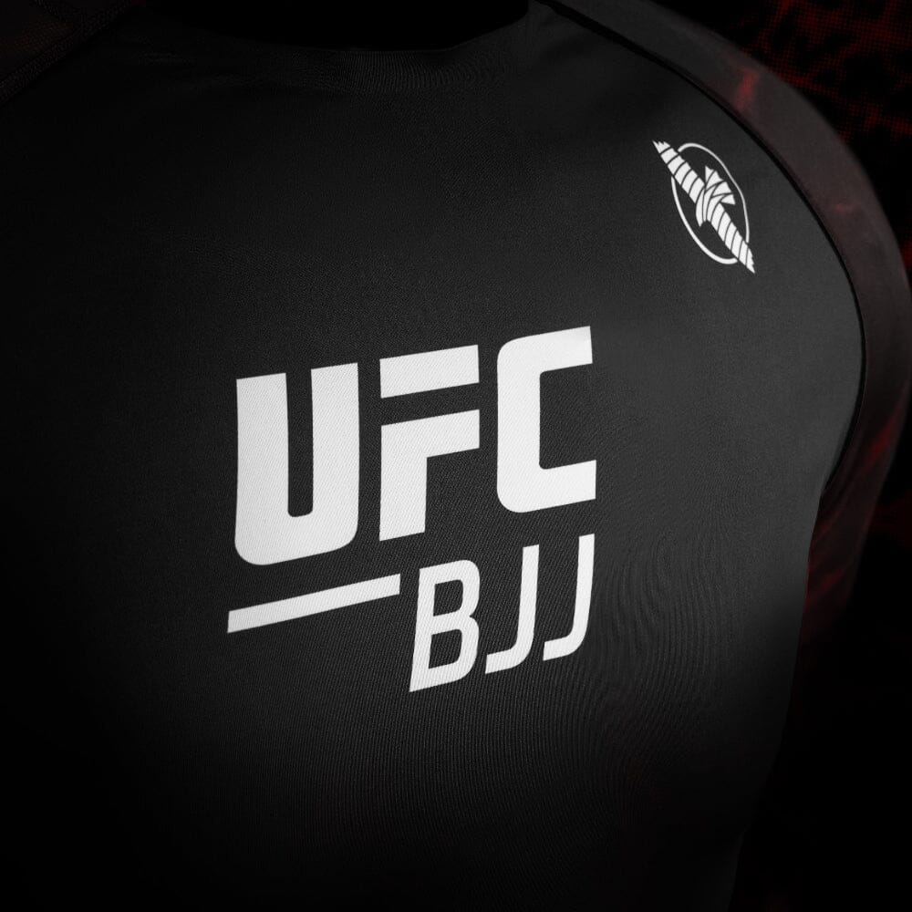 Hayabusa UFC BJJ Short Sleeve Rashguard Red