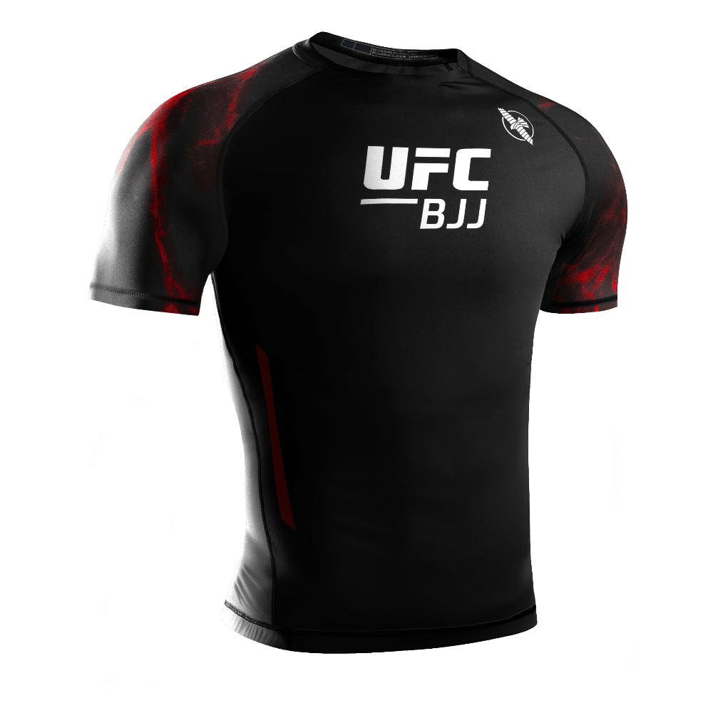 Hayabusa UFC BJJ Short Sleeve Rashguard Red