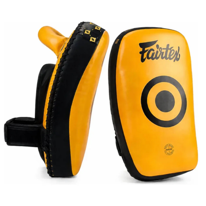 Fairtex KPLC6 Mini Thai Pads Gold/Black