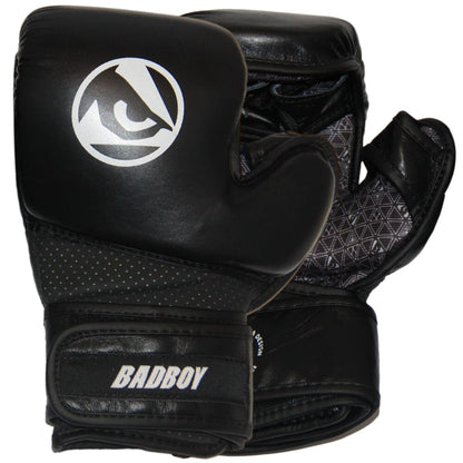 Bad Boy Omega 7oz MMA Sparring Gloves Hybrid Gloves Bad Boy Black S/M 