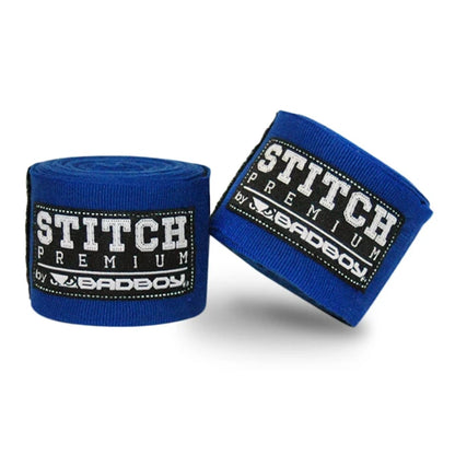 Bad Boy Stitch Premium 5m Hand Wraps Hand Wraps Bad Boy Blue 