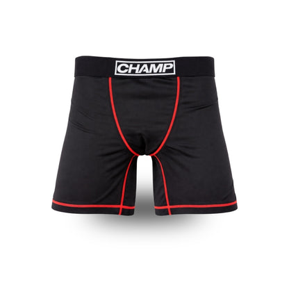 CHAMP Motion+ Performance Short and Cup Elite Kit Black/Red
