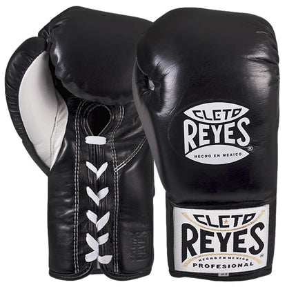 Cleto Reyes Official Professional Boxing Gloves Boxing Gloves Cleto Reyes Black/White 10oz 