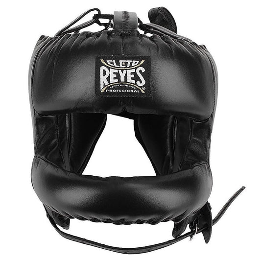 Cleto Reyes Redesigned Head Gear with Nylon Face Bar Head Guards Cleto Reyes Black One Size 