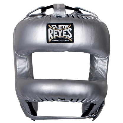 Cleto Reyes Redesigned Head Gear with Nylon Face Bar Head Guards Cleto Reyes Silver One Size 