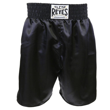 Cleto Reyes Satin Classic Boxing Trunk Boxing Shorts Cleto Reyes Black/Black X Small 