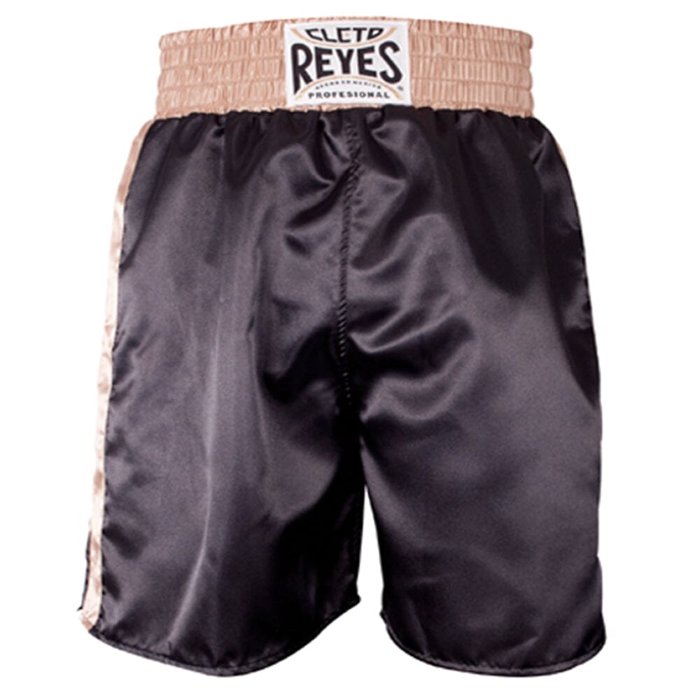 Cleto Reyes Satin Classic Boxing Trunk Boxing Shorts Cleto Reyes Black/Gold X Small 