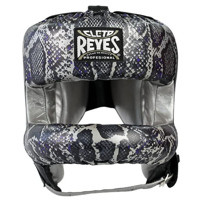 Cleto Reyes Steel Snake Redesigned Headgear Head Guards Cleto Reyes Silver/Black One Size 