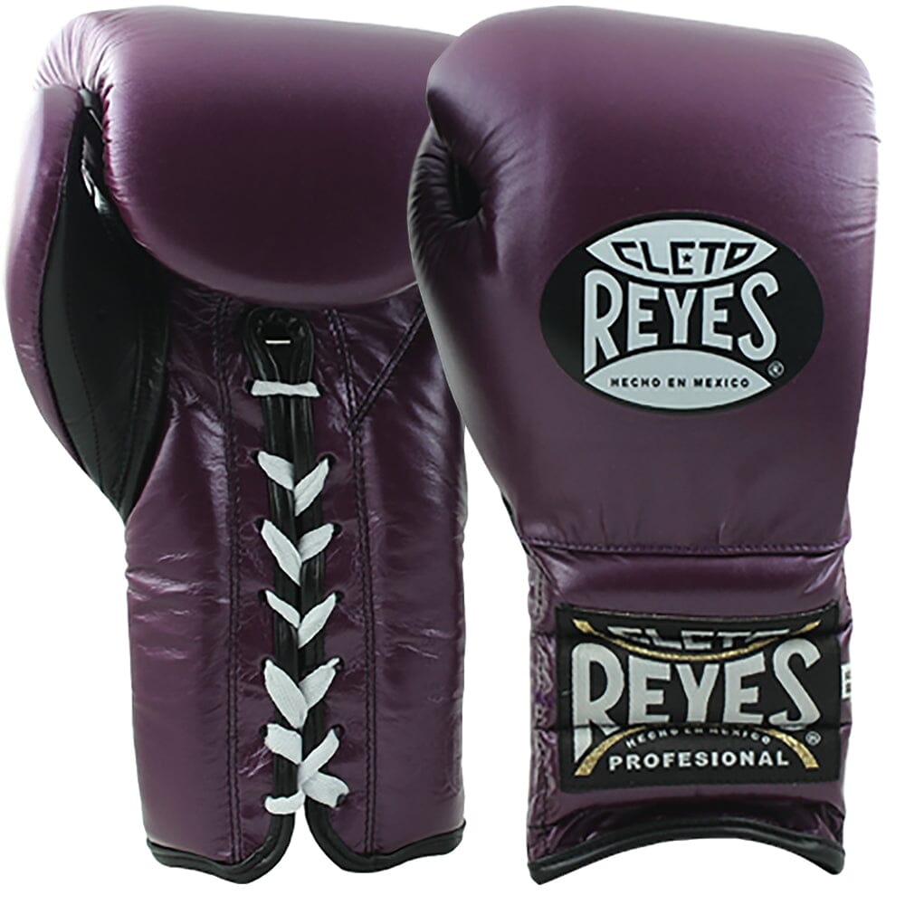 Cleto Reyes Training Boxing Gloves with Laces Boxing Gloves Cleto Reyes Purple 12oz 