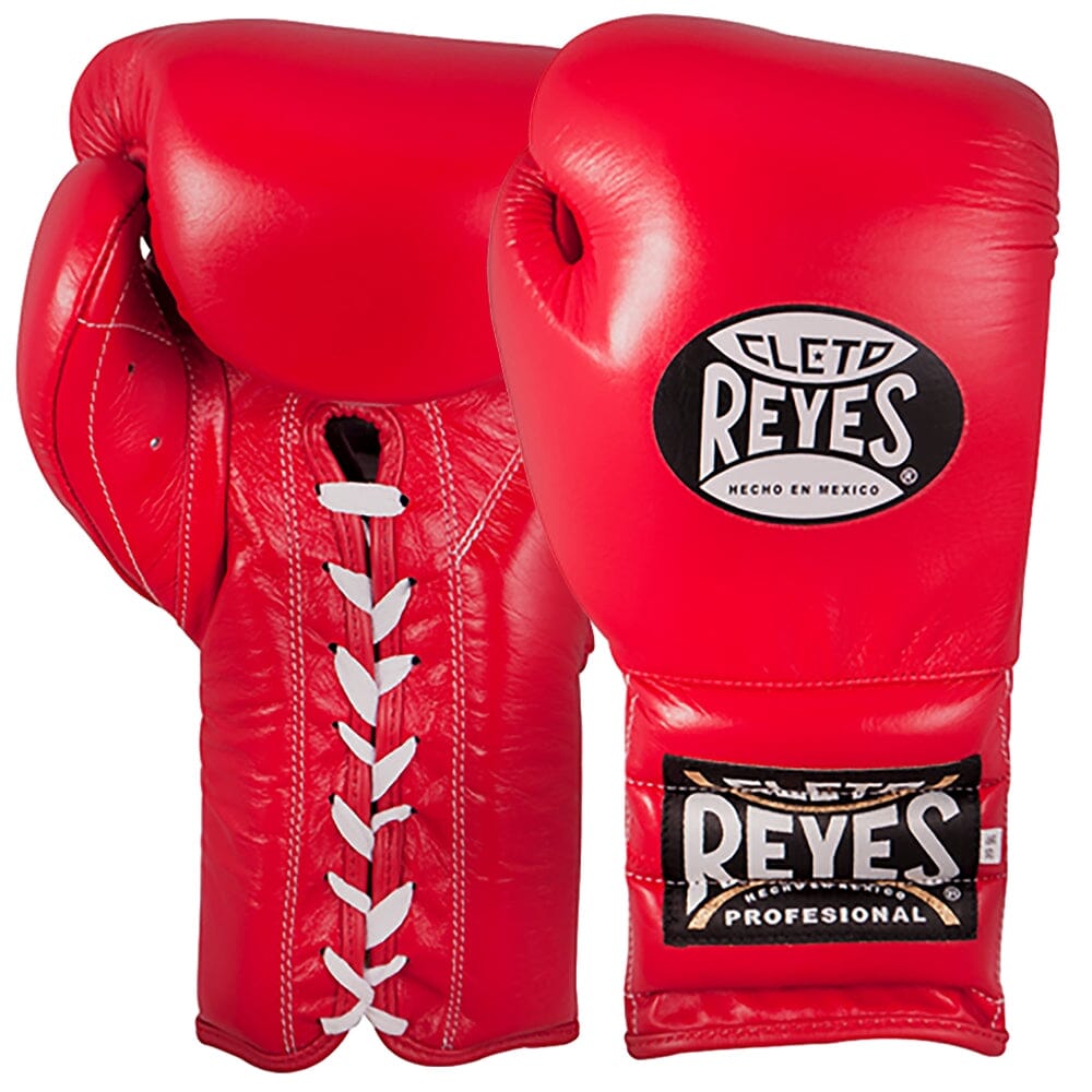 Cleto Reyes Training Boxing Gloves with Laces Boxing Gloves Cleto Reyes Red 12oz 