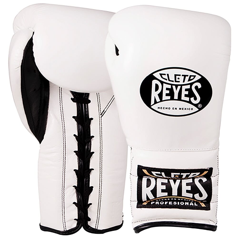 Cleto Reyes Training Boxing Gloves with Laces Boxing Gloves Cleto Reyes White 12oz 