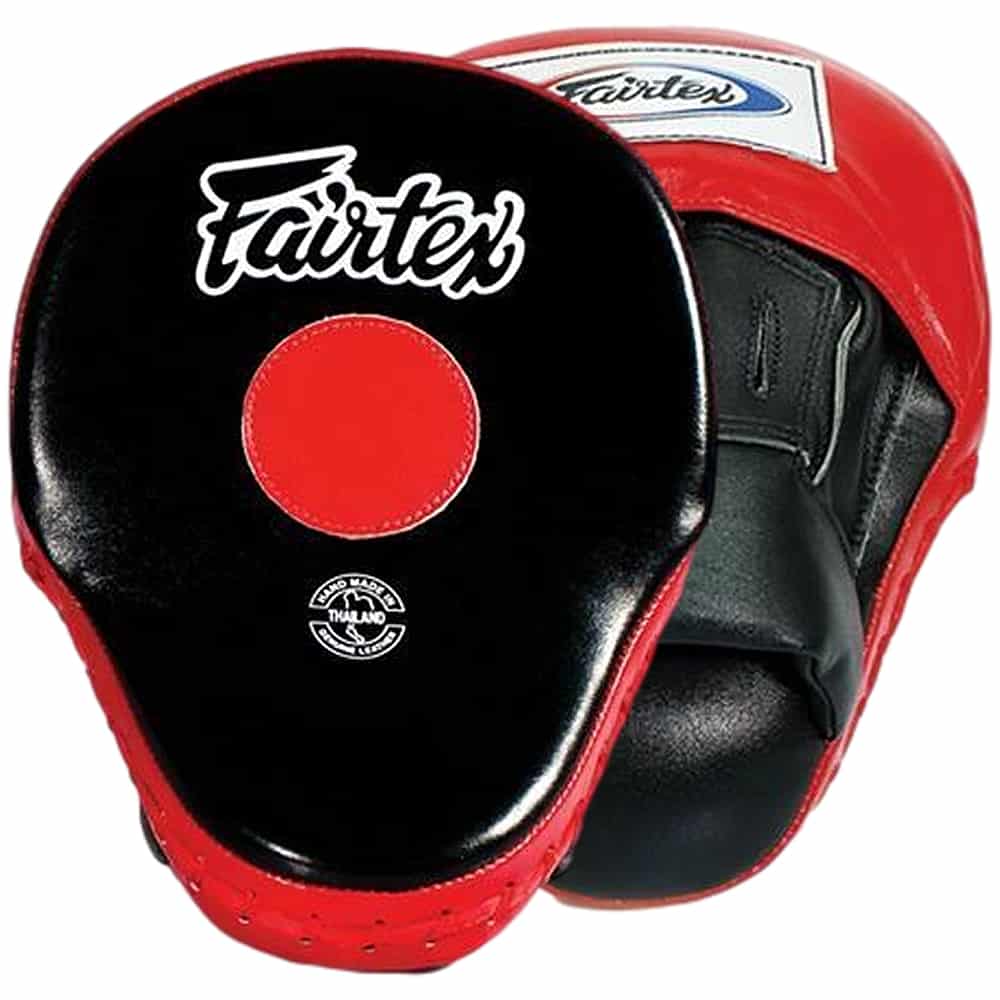 Fairtex FMV9 Ultimate Contoured Focus Mitts Focus Mitts Fairtex Black/Red 