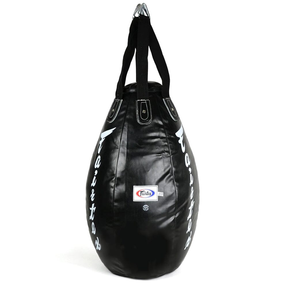 Fairtex HB15 Super Teardrop Bag Heavy Bags Fairtex Black/Black Filled 