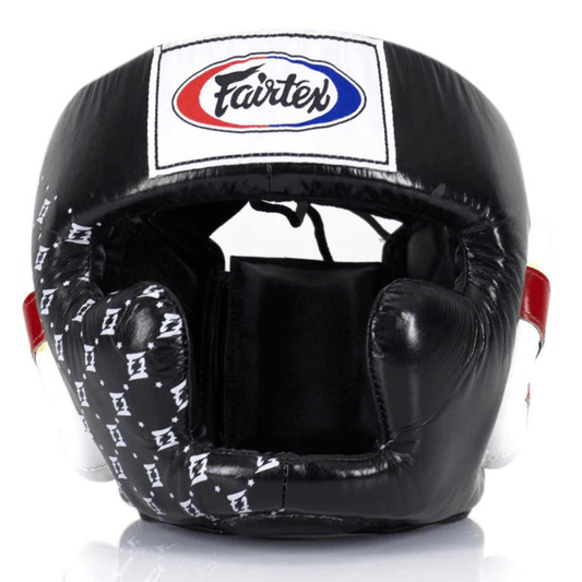 Fairtex HG10 Super Sparring Head Guard Head Guards Fairtex Black Medium 