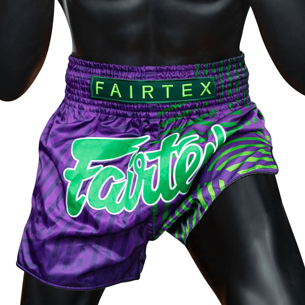 Fairtex BS1922 Racer Purple Slim Cut Muay Thai Shorts Muay Thai Shorts Fairtex 