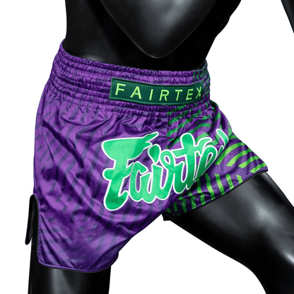 Fairtex BS1922 Racer Purple Slim Cut Muay Thai Shorts Muay Thai Shorts Fairtex 