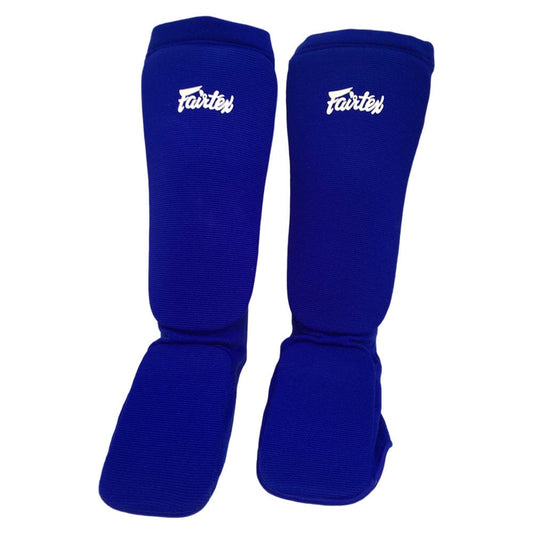 Fairtex SPE1 Fabric Shin Pads Shin Guards Fairtex Blue One Size 